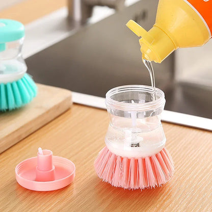 Aapon mini market -Automatic Kitchen Dish Brush with Soap Dispenser