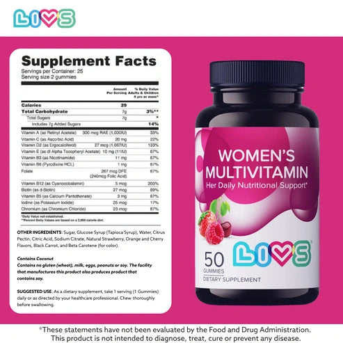 Aaponminimarket Women's Multivitamin Gummies