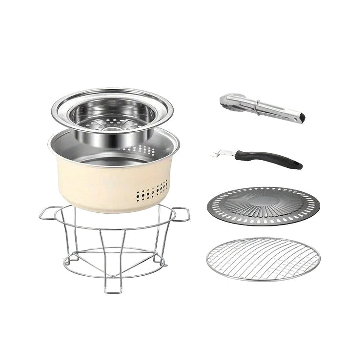 Aaponminimarket BBQ Grill Portable Tabletop