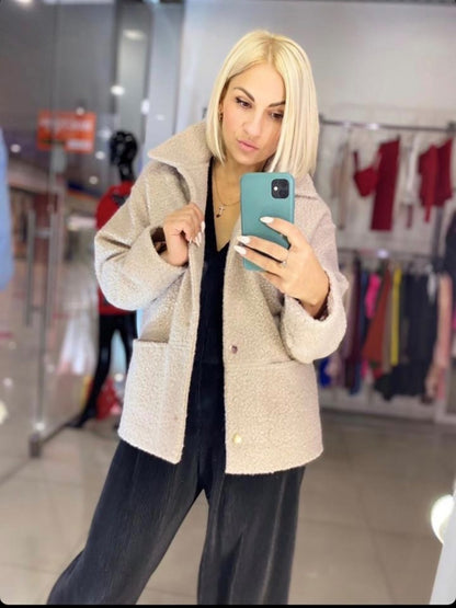 Oversized Warm Short Coat