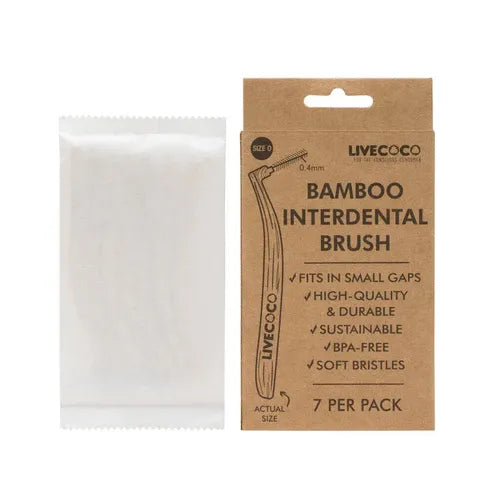 Aaponminimarket Bamboo Interdental Brushes 7 Pack