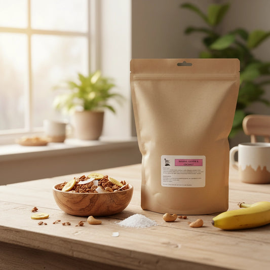 Aaponminimarket Banana, Cashew & Coconut Granola