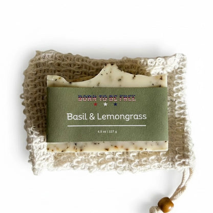 Aapon Mini Market Ltd - Basil & Lemongrass Tallow Soap Bar