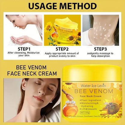 Aapon Mini Market Ltd Bee Venom Neck Cream for Fine Lines & Repair