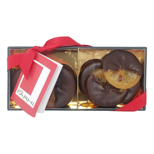 Aaponminimarket Belgian Dark Chocolate Dipped Candied Orange and Lemon Slices, 188g