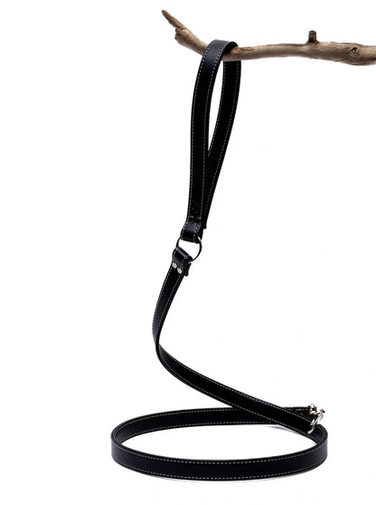 Aaponminimarket Black apple leather lead