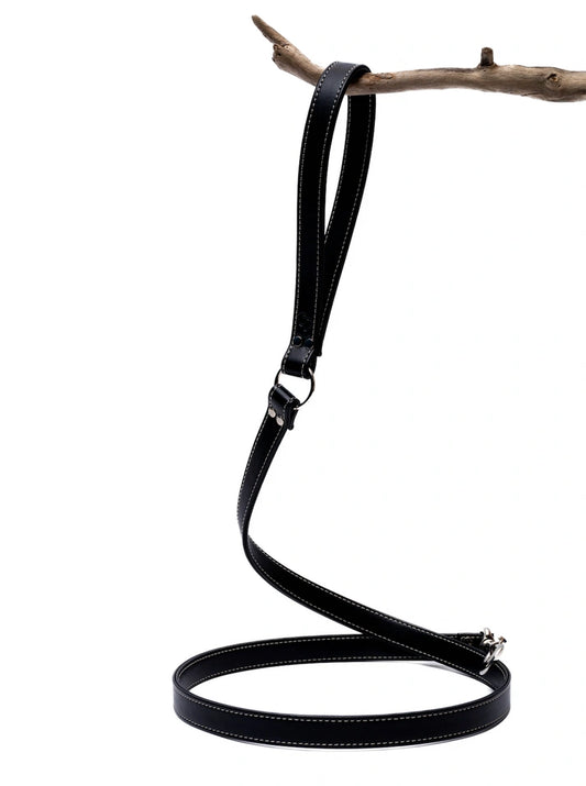 Aaponminimarket Black apple leather lead