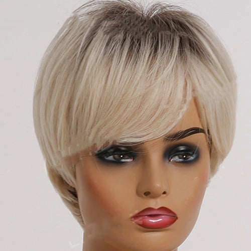 Blonde Ombre Wig with Bangs