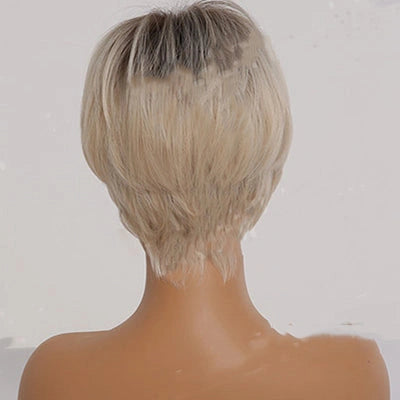 Blonde Ombre Wig with Bangs