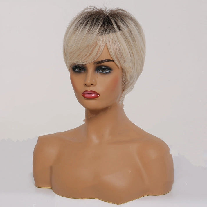 Blonde Ombre Wig with Bangs