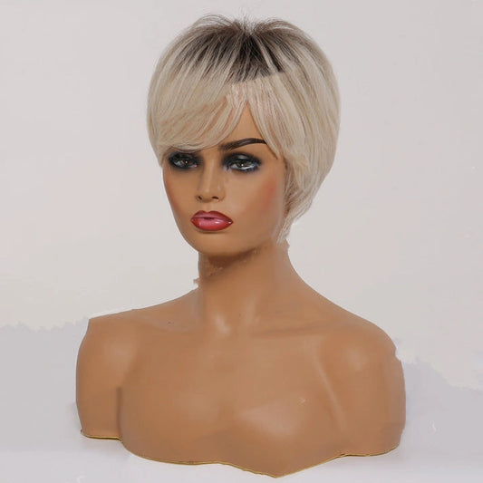 Blonde Ombre Wig with Bangs