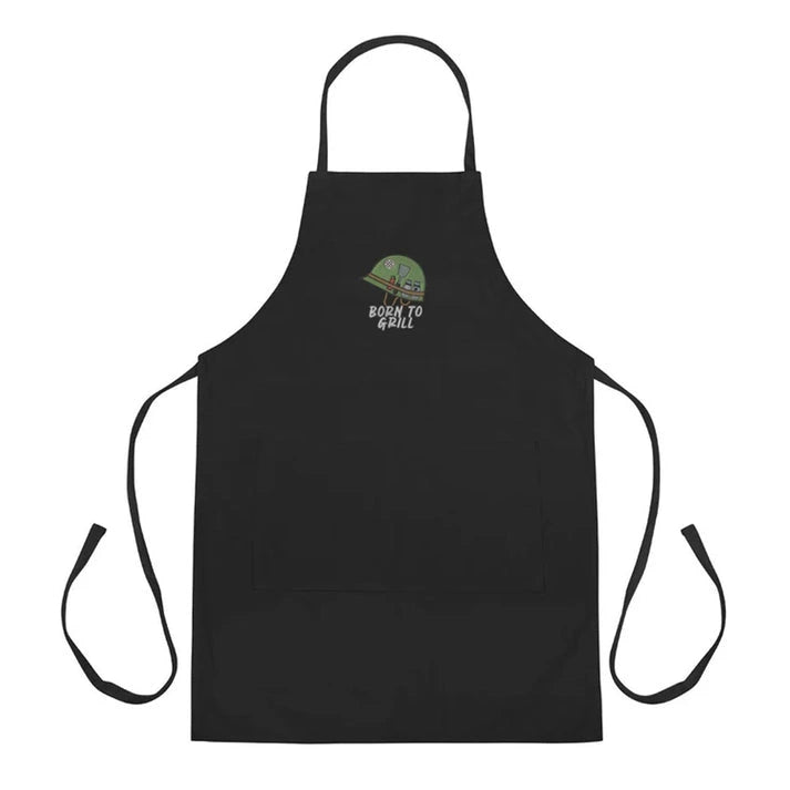 Aaponminimarket Born to Grill Cooking Apron
