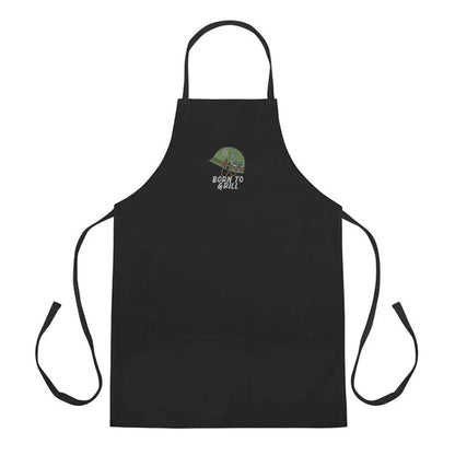 Aaponminimarket Born to Grill Cooking Apron