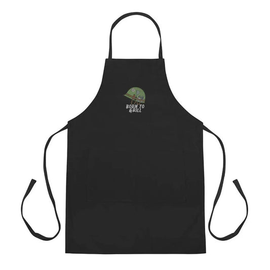 Aaponminimarket Born to Grill Cooking Apron