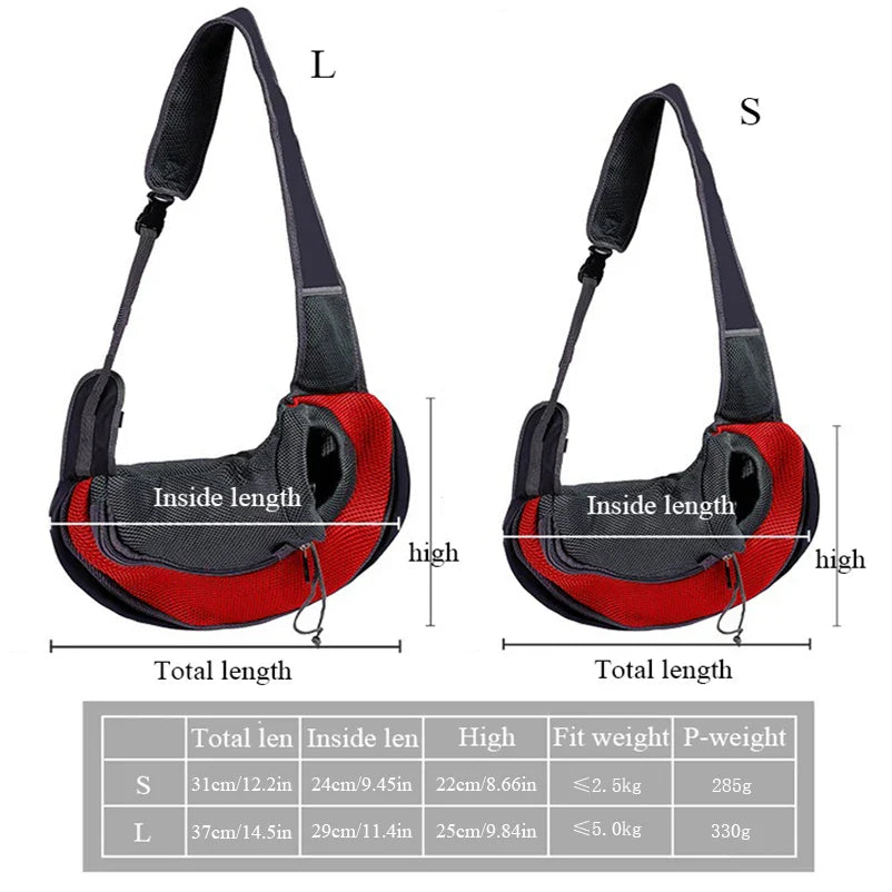 Breathable Mesh Dog Backpack Carrier