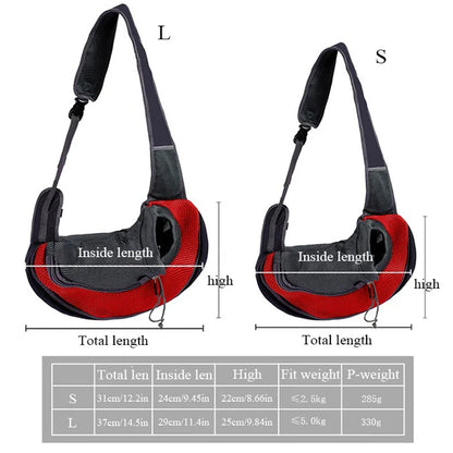 Breathable Mesh Dog Backpack Carrier
