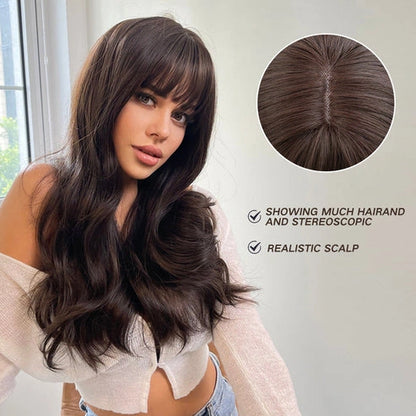 Curly Brown Wig