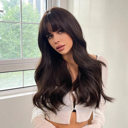 Curly Brown Wig