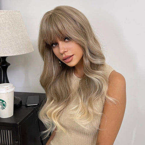 Brown Curly Wig