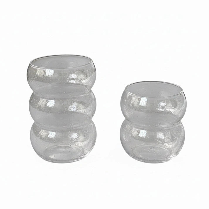 Aaponminimarket Bubble Shaped Glass Coffee Cups