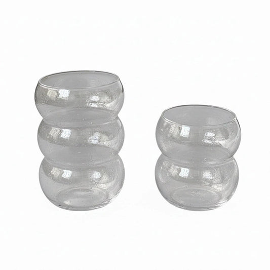 Aaponminimarket Bubble Shaped Glass Coffee Cups