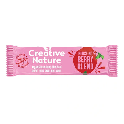 Bursting Berry Blend oatie bar by Creative Nature