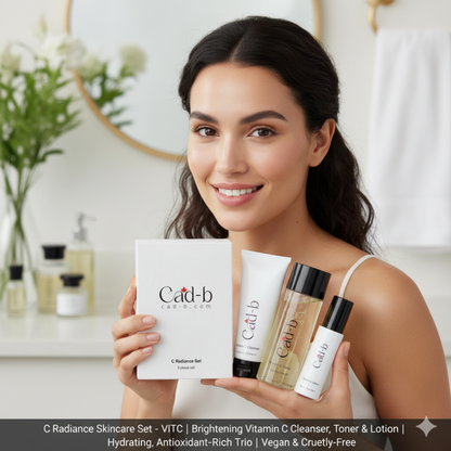 Aapon Mini Market Ltd C Radiance Skincare Set - VITC | Brightening Vitamin C Cleanser