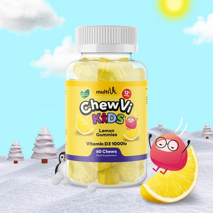 Aaponminimarket Vitamin D3 Gummies - Lemon Flavour (For Kids)
