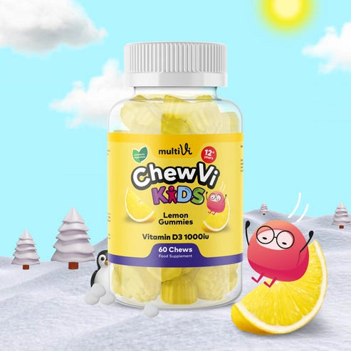 Aaponminimarket Vitamin D3 Gummies - Lemon Flavour (For Kids)
