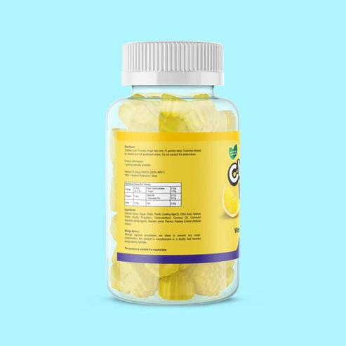 Aaponminimarket Vitamin D3 Gummies - Lemon Flavour (For Kids)