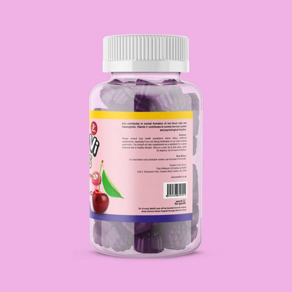 Aaponminimarket Iron & Vitamin C Gummies - Cherry Flavour (For Kids)