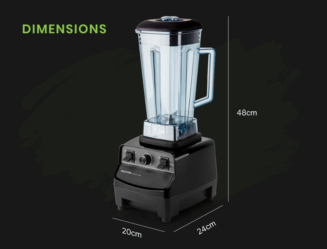 NNEMB 2L Commercial Blender Food Processor