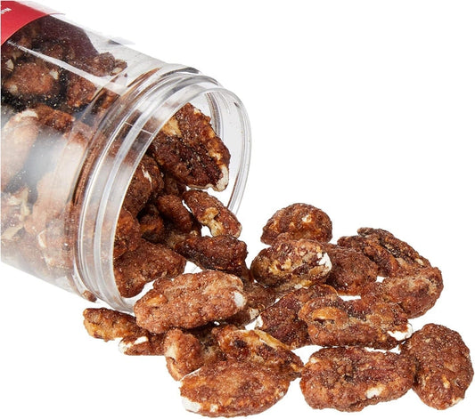 Aaponminimarket Caramelised Salted Caramel Pecans in a Luxury Gift Jar 200g