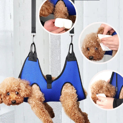 Aaponminimarket Cat and Dog Grooming Hammock Set