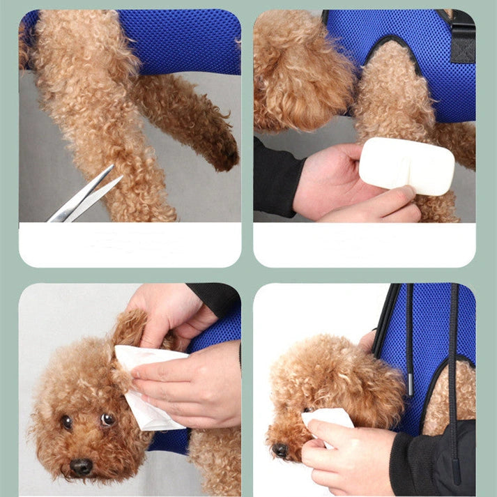 Aaponminimarket Cat and Dog Grooming Hammock Set