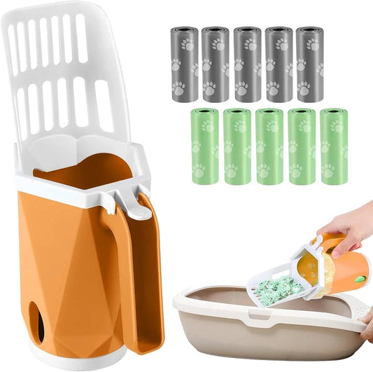 Aaponminimarket Cat Litter Scoop with Bags