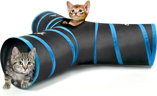Aaponminimarket Cat Tunnel with Bell Balls