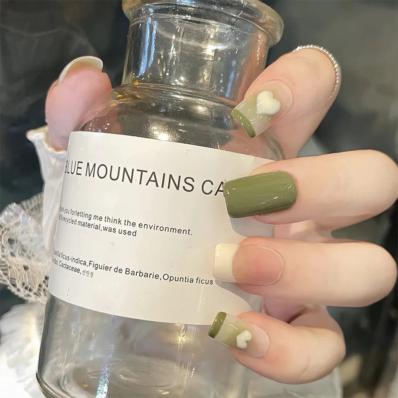 Charming Pink Flame Long Ballet Press-On Nails