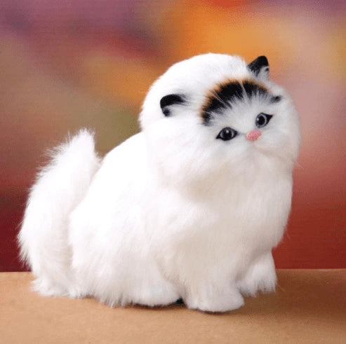 Aaponminimarket Charming Electric Interactive Plush Kitty Toy