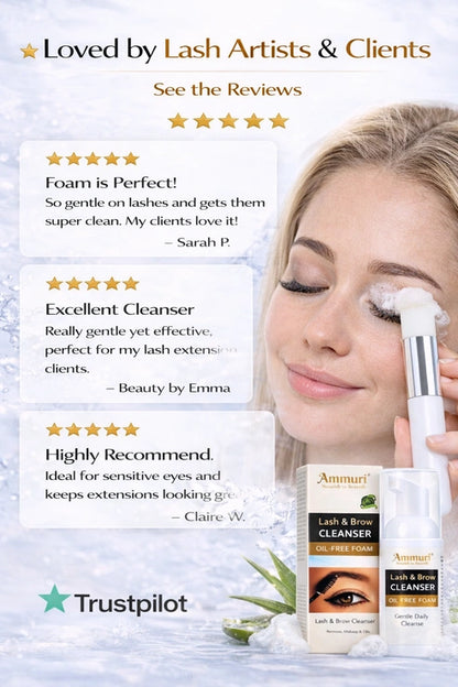 Aaponminimarket Ammuri Lash & Brow Cleansing Kit