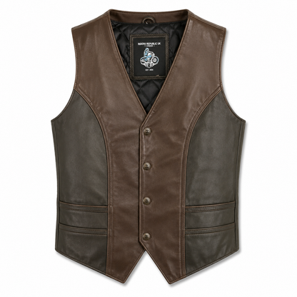 Men’s Vintage Leather Vest
