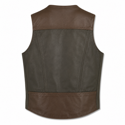 Men’s Vintage Leather Vest