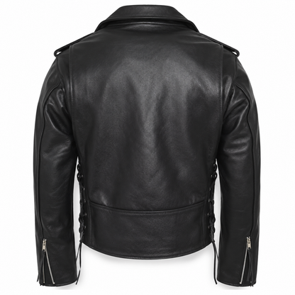 Men’s Brando Leather Biker Jacket