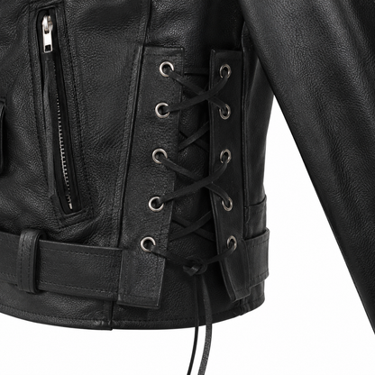 Men’s Brando Leather Biker Jacket