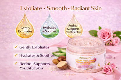 Aapon Mini Market Ltd - Ammuri Skincare Retinol Facial Scrub - Exfoliating Cream