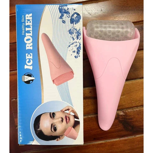 Chill and Glow Facial Ice Roller Massage Device