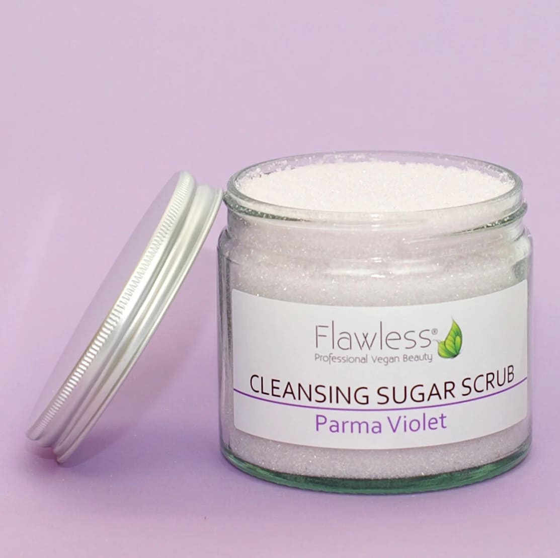 Cleansing Sugar Scrub - Parma Violet 250ml Aapon Mini Market Ltd