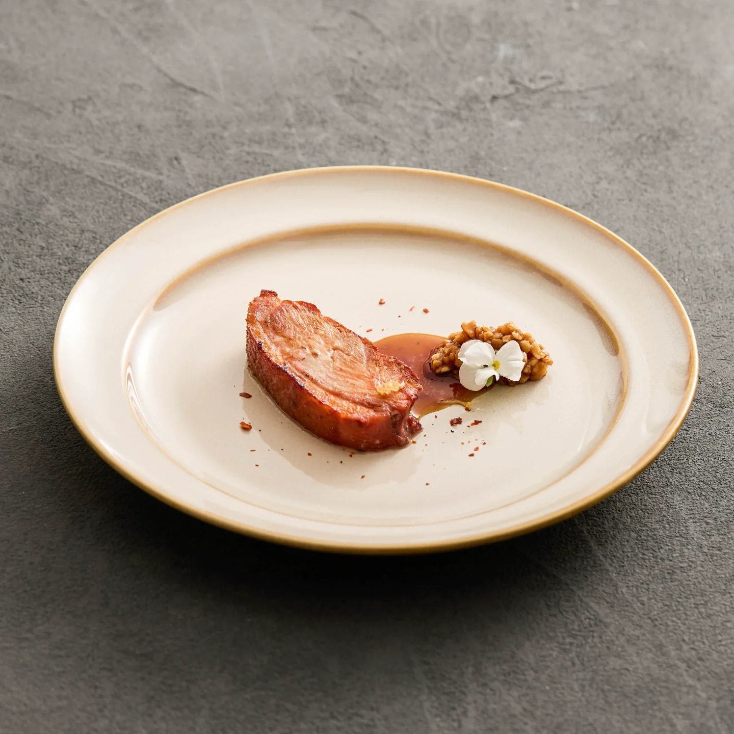 Aapon mini market - Artisanal Cloud-Pattern Kiln-Glazed Round Plate – Horizon Series