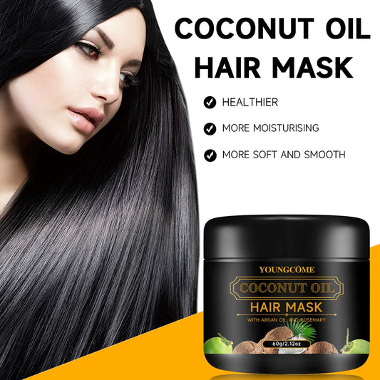 Coconut Oil Hair Mask with Rosemary & Ginger Extracts
