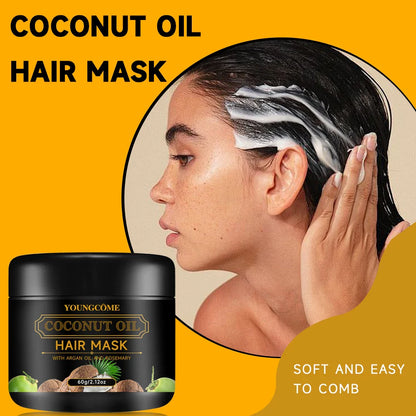 Coconut Oil Hair Mask with Rosemary & Ginger Extracts